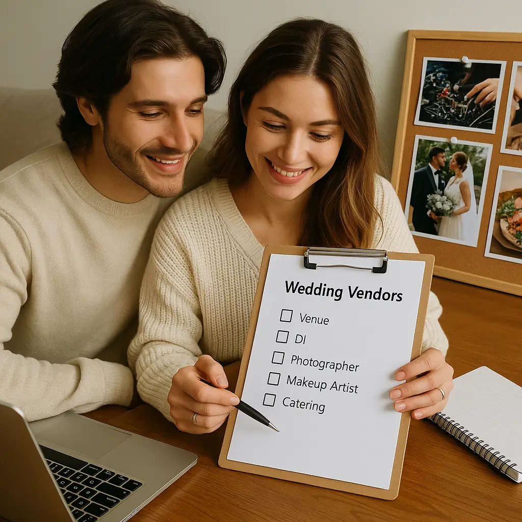 בחירת ספקים לחתונה מדריך